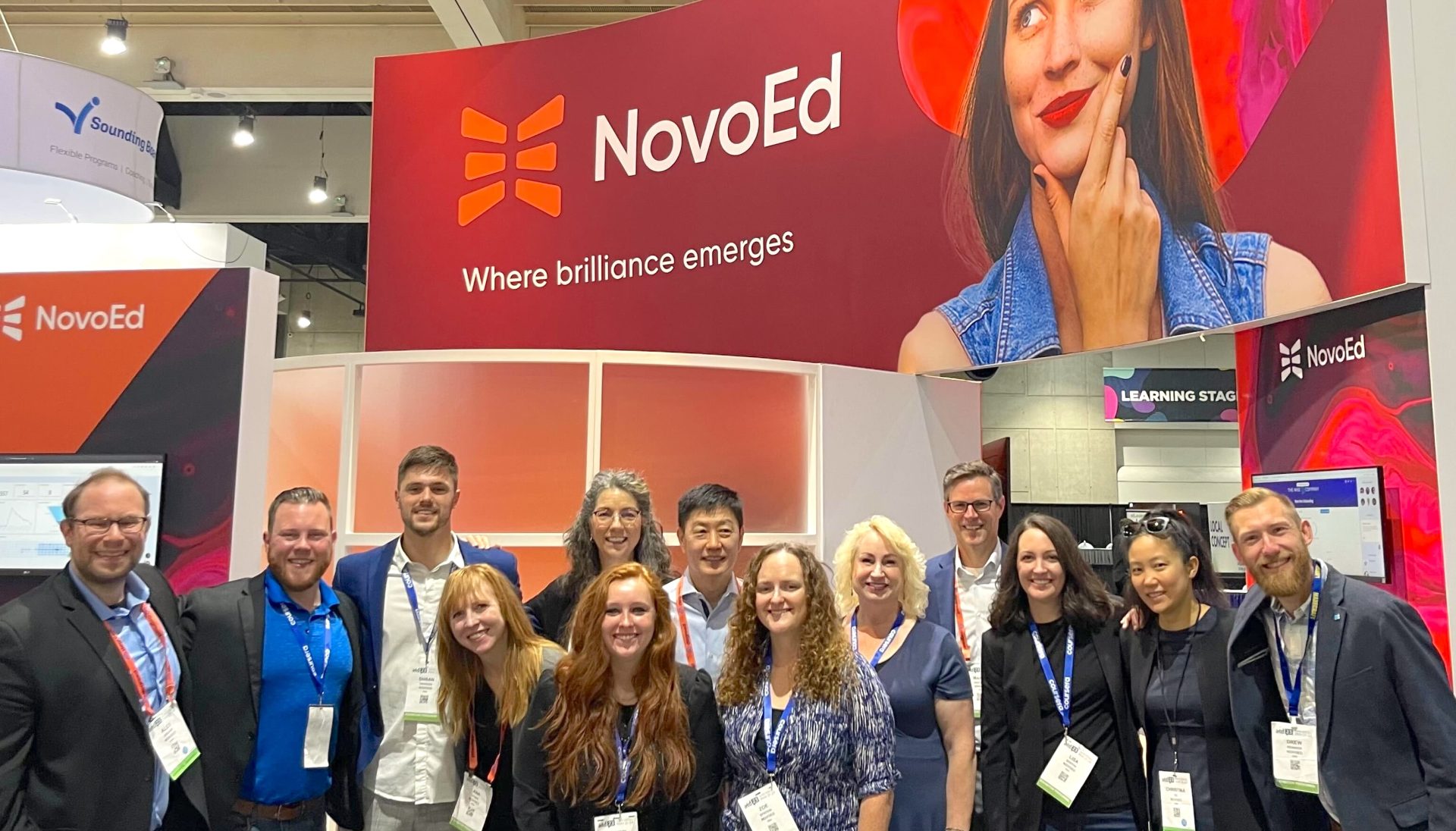 Careers Page: NovoEd Staff_Tradeshow Booth