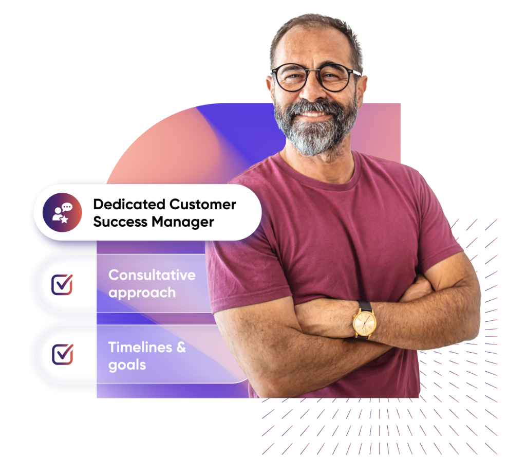 Customer Experience Page - customer success graphic