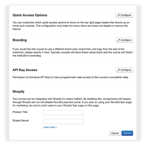 NovoEd Integrations Page - Learning journeys Screenshot graphic