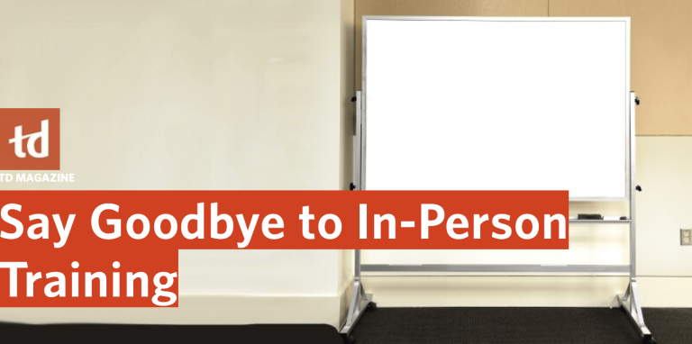Say Goodbye to In-Person Learning